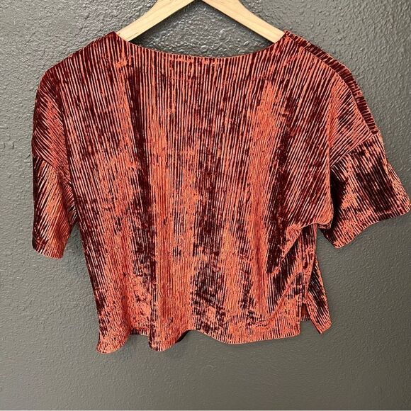 Banana Republic Crinkle Velvet Top | Size XS *top only* - Picture 9 of 11